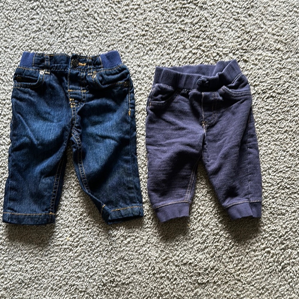 Carter's Blue and Purple Jeans Set for Kids